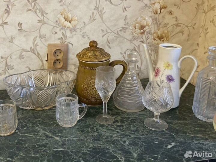 Посуда хрустальная