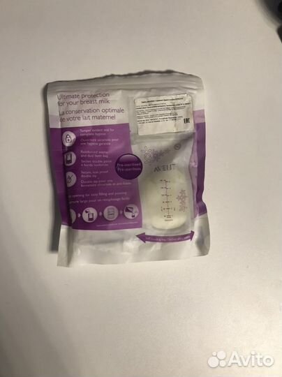 Пакеты для хранения грудного молока - avent