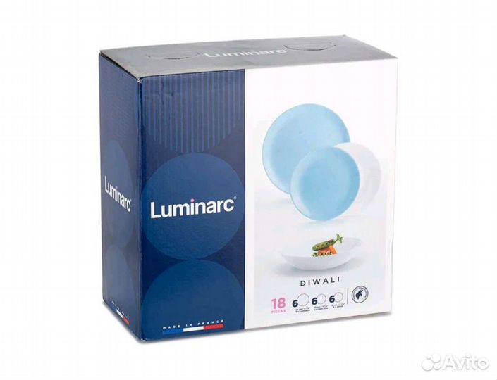 Столовый сервиз luminarc 18 предметов