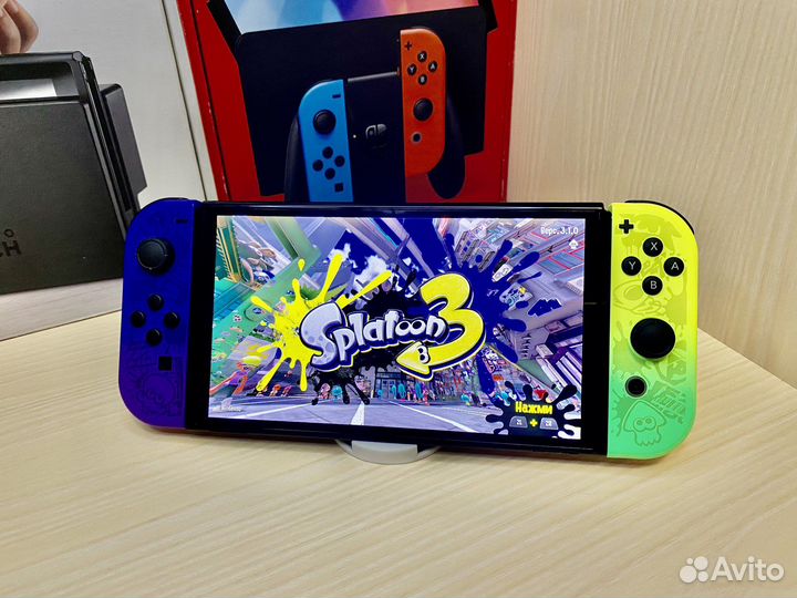 Прошитый(чип) Nintendo switch Oled.Идеал