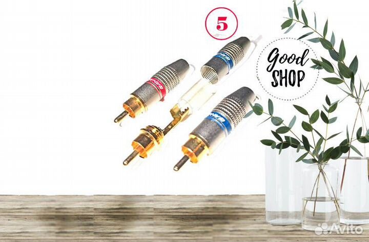 RCA штекер тюльпан