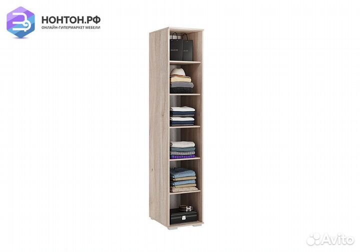 Шкаф однодверный Зоо 01.01 дуб мария / белый