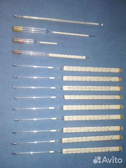 Термометры ртутные,ареометры. промышленые