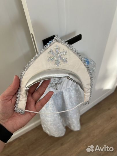 Костюм снегурочки 104-110