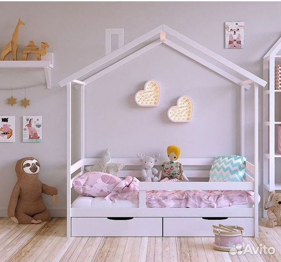 Детская кровать домик