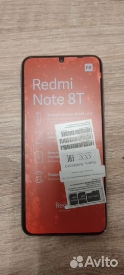 Xiaomi Redmi Note 8T, 4/64 ГБ