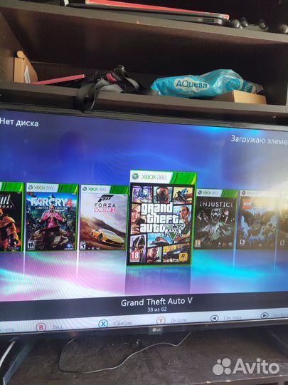 Xbox 360 прошитый freeboot + 60 игр