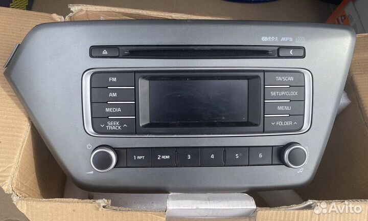 Штатная магнитола на kia rio
