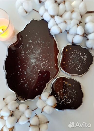 Костеры и сервировочные работы ручной работы