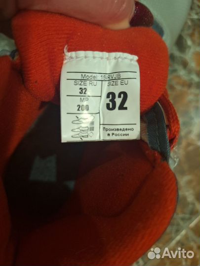 Лыжный ботинки, детские, 32 р