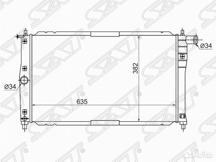 Радиатор Chevrolet Lanos ZAZ Chance