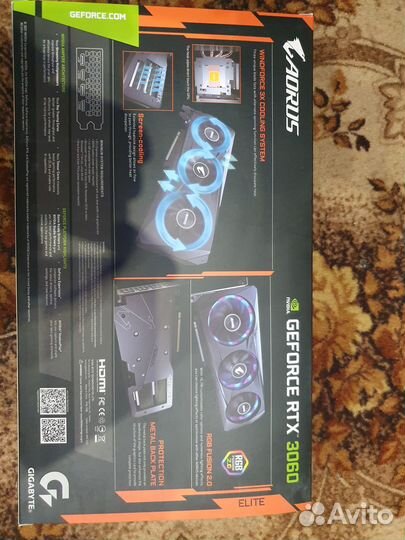 Видеокарта Gigabyte geforce rtx 3060 12 гб