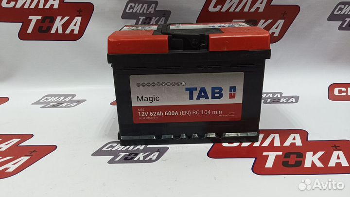 Аккумулятор для Chevrolet Cruze TAB 62Ah (сам.)