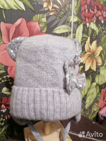 Шапка зимняя для девочки 46 48