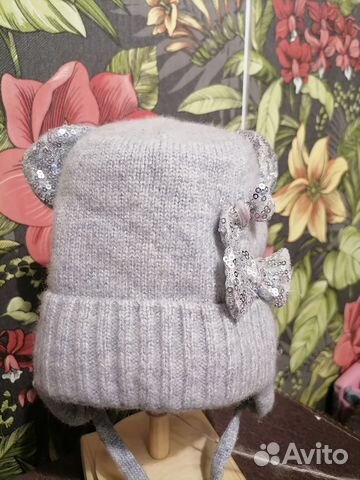 Шапка зимняя для девочки 46 48