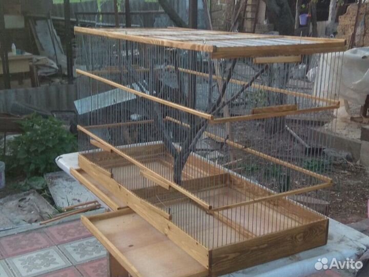 Самодельные клетки для певчих птиц