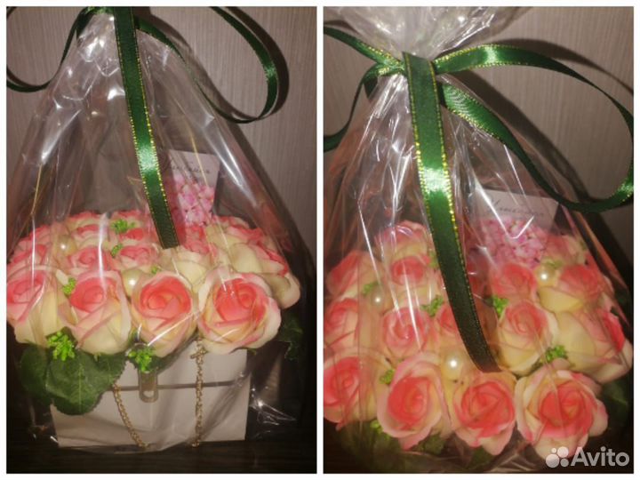 Букет цветов из мыла