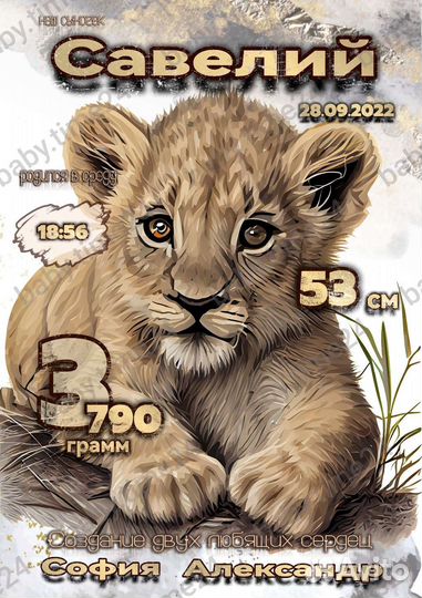 Именной держатель для соски