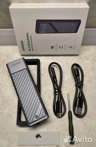 Корпус Ugreen CM559 (p/n 90408) SSD M2 nvme/sata