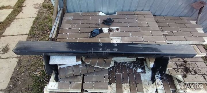 Бампер стальной на Тойота хай lux