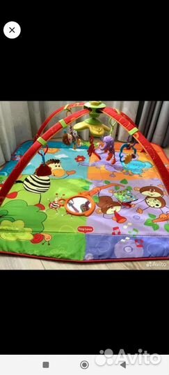 Развивающий коврик tiny love разноцветное сафари