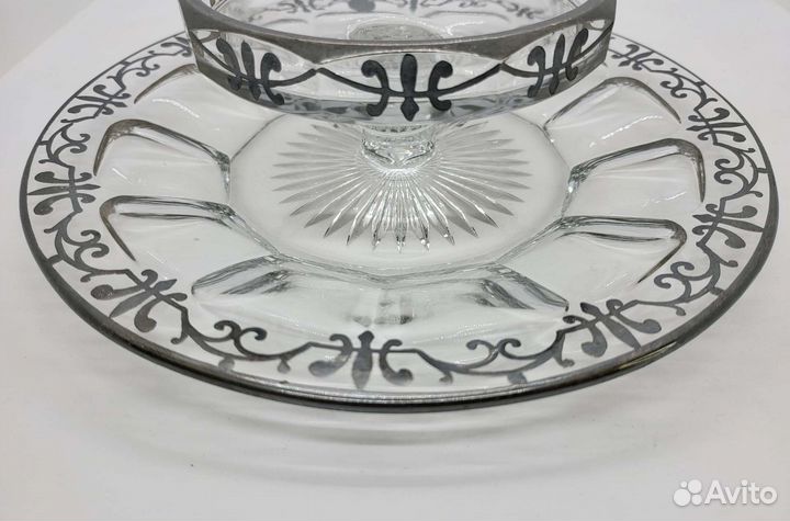 Серебряная менажница