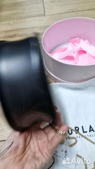 Сумка Женская Фурла Furla Оригинал Кожаная Черная