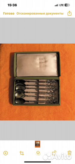 Чайные ложки мельхиор СССР