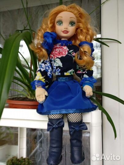 Текстильная кукла ручной работы