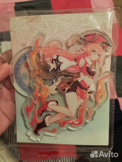 Акриловые фигурки геншин,бсд + плакат хср Блейд