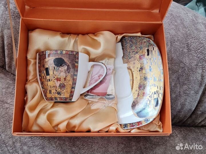 Подарочный набор чашка и блюдце