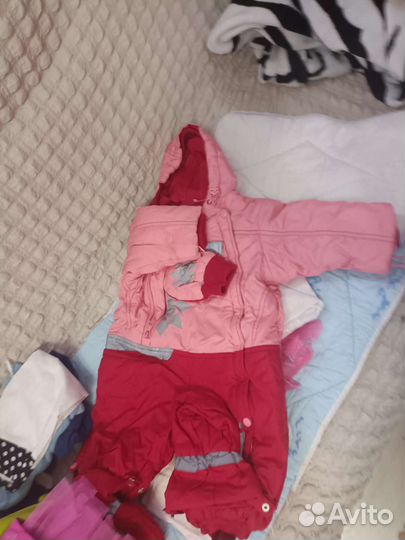 Пакет вещей на до года. Комбез, кофты и многое