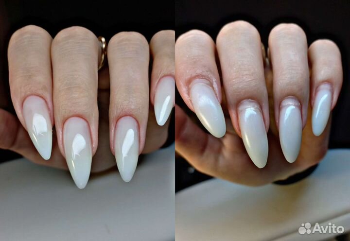 Покрытие гель лаком наращивание smart педикюр