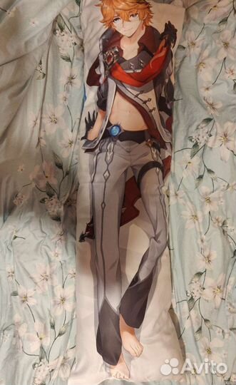 Наволочка для дакимакуры тартальи геншин genshin