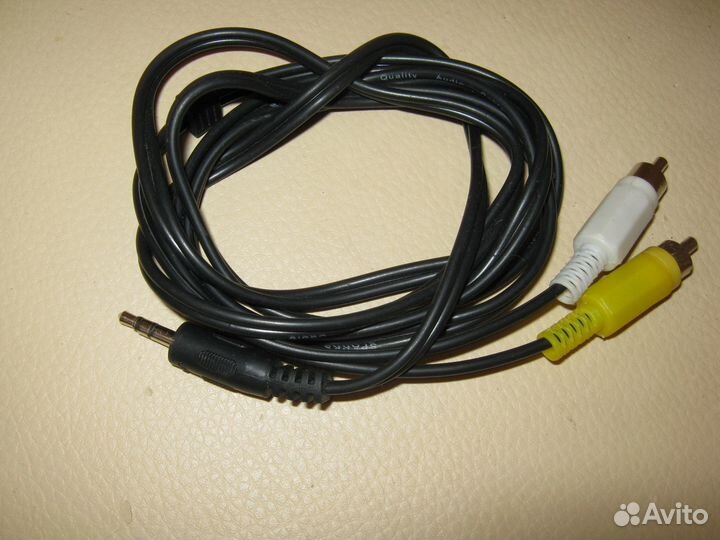 Провод аукс - тюльпан RCA-RCA мини джек
