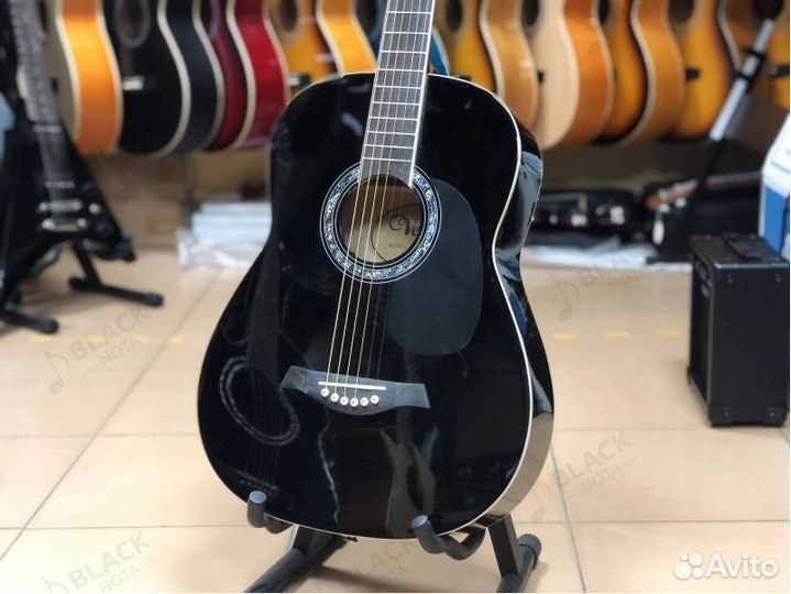 Veston F-38/BK - Акустическая гитара +Аксессуары