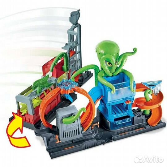 Автомойка с осьминогом Hot Wheels