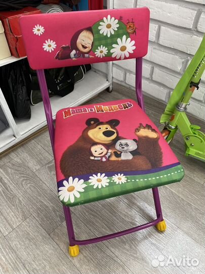 Стульчик и столик складной детский