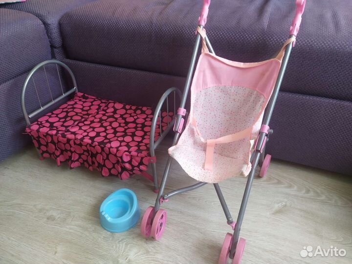 Коляска, кровать, горшок