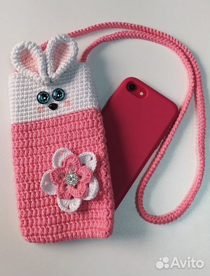 Чехол для смартфона вязаный