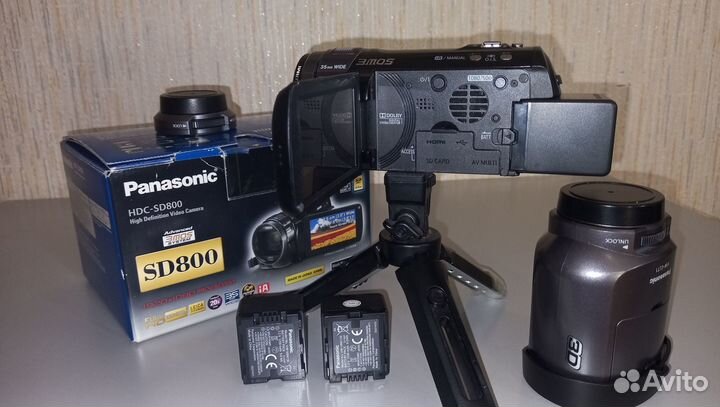 Видеокамера panasonic hdc-sd800