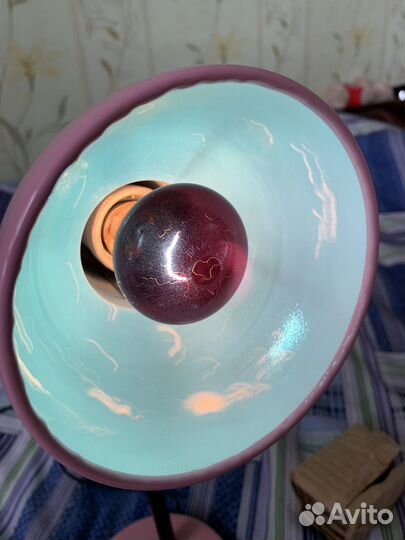 Лампа синяя