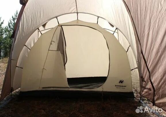 Палатка 4х местная noardway twin SKY 4basic