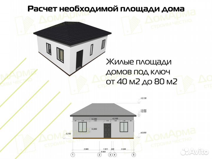 Строительство домов под ключ в семейную ипотеку