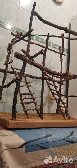 Игровой стенд для попугая