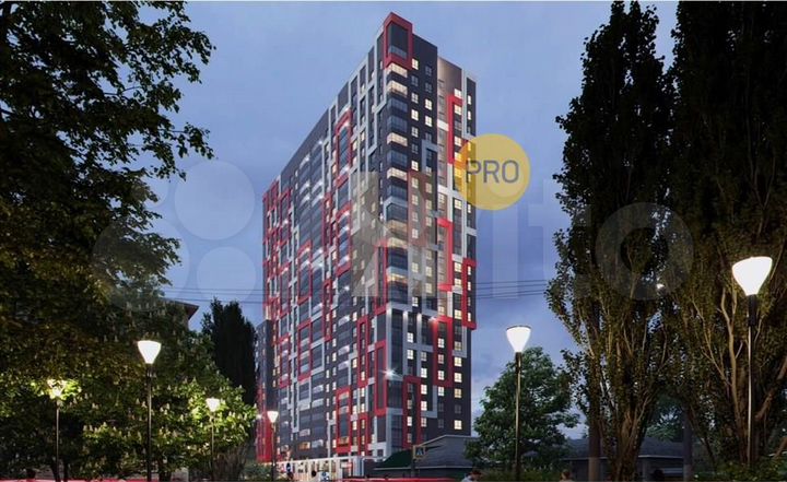 2-к. квартира, 65,1 м², 24/25 эт.