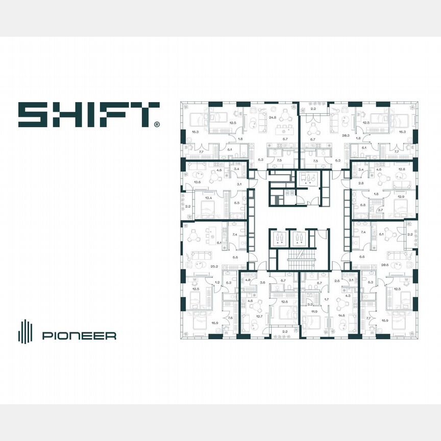 2-к. квартира, 48,2 м², 10/18 эт.