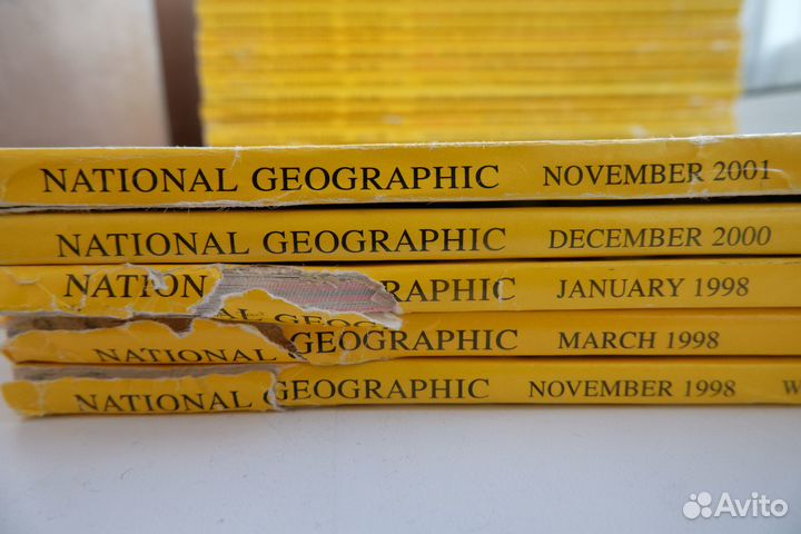 National Geographic на английском 1998-2001 (5 шт)