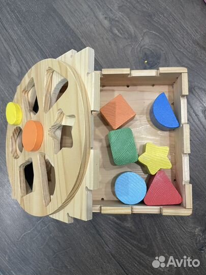 Развивающие деревянные игрушки пакетом