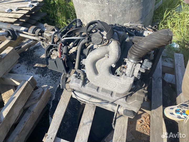 Двигатель м44 1.9 свап с коробкой getrag 220